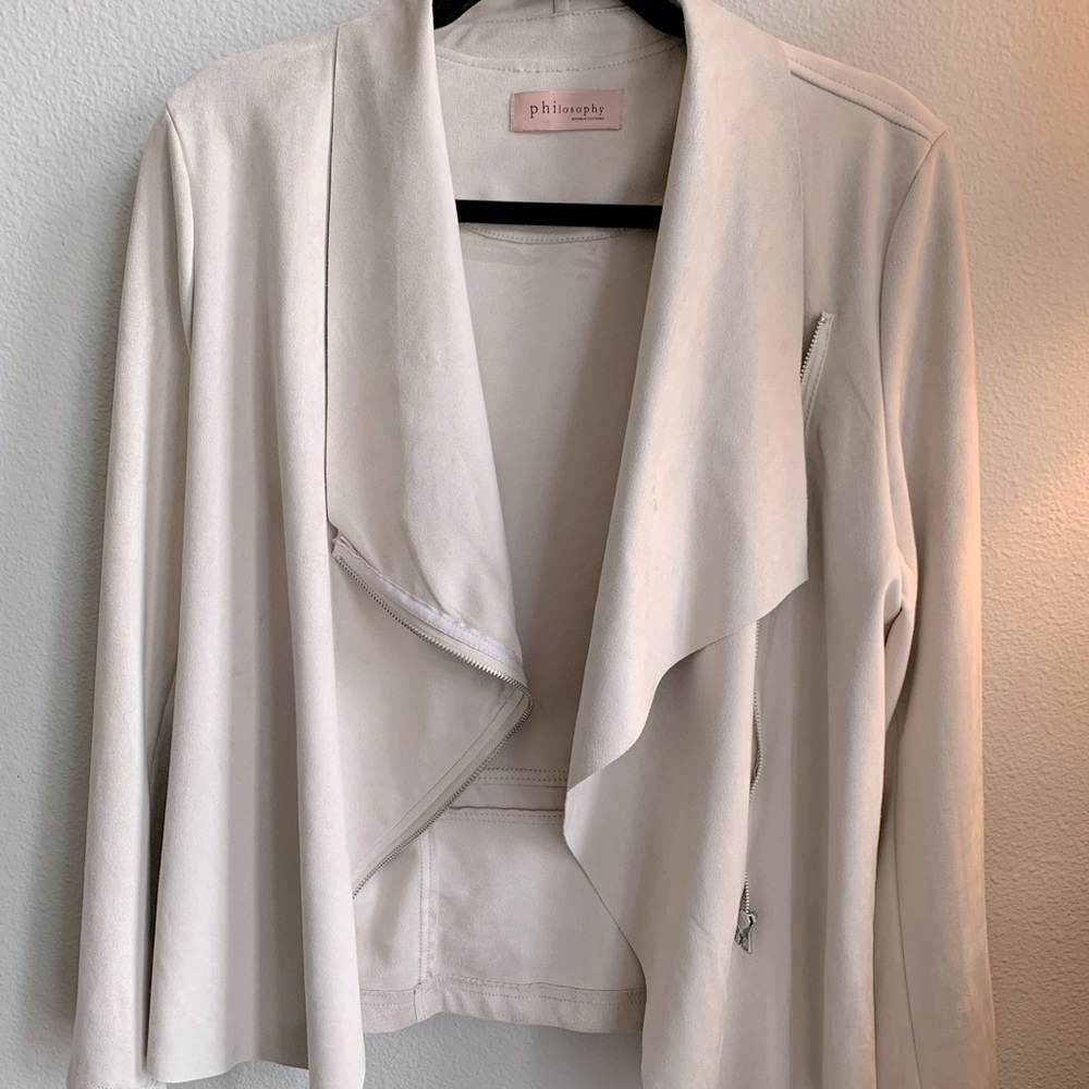 Philosophy faux leather jacket Size L